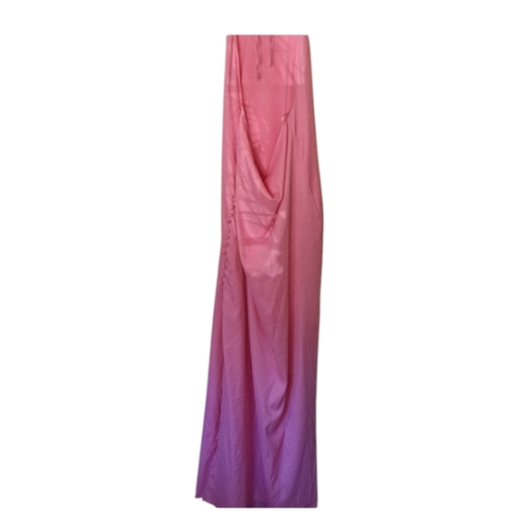 NWT ZARA HALTER MAXI WITH SIDE BUTTONS - Picture 2 of 5